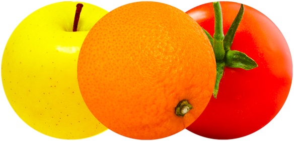 Fruit average color