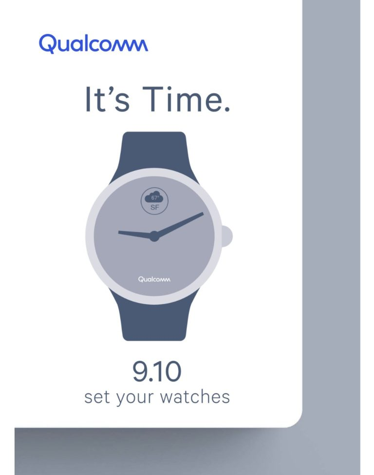 Qualcomm представит новый процессор для умных часов 10 сентября