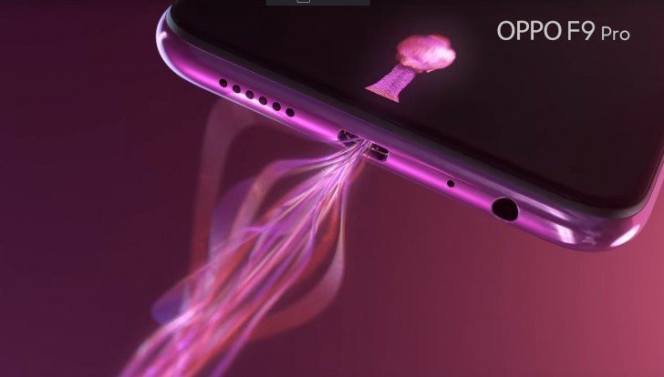 Селфи-эксперт Oppo F9 Pro получил экран Waterdrop и быструю зарядку VOOC Flash Сharge