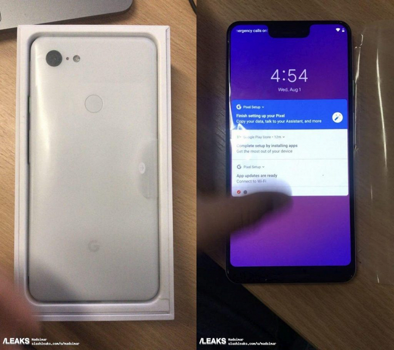 Видео дня: распаковка Google Pixel 3 XL 