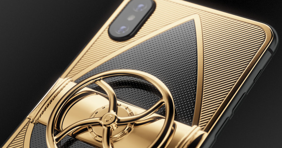 iPhone X получил золотой вентиль