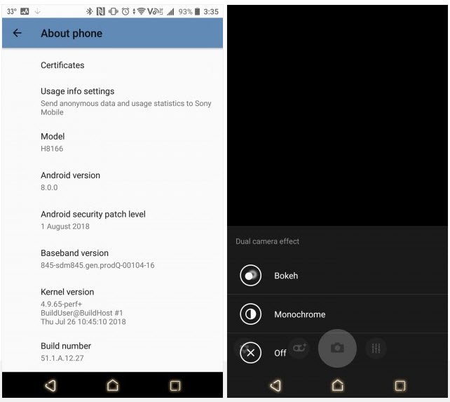Камера Sony Xperia XZ2 Premium получила режимы боке и монохромный - 2 Камера Sony Xperia XZ2 Premium получила режимы боке и монохромный