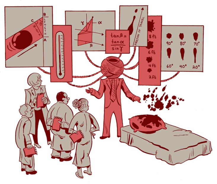 Что расскажут капли крови: тригонометрия преступлений - 3 Что расскажут капли крови: тригонометрия преступлений - 3