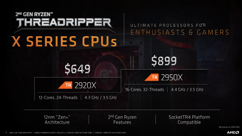 Новая статья: Обзор процессоров AMD Ryzen Threadripper 2990WX и 2950X: нужны ли в производительном десктопе 32 ядра, или посидим на 16