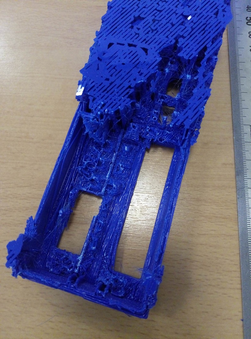 Печать на 3D принтере сложных деталей из пластиков ABS и PLA с большим количеством поддержки - 6