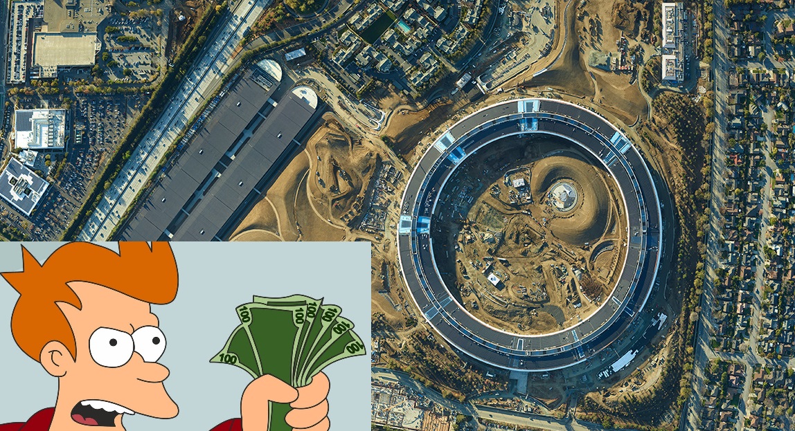 Apple утверждает, что комплекс зданий штаб-квартиры компании стоит всего 200 долларов - 1 image