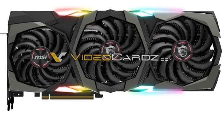 Фото дня: ускоритель MSI GeForce RTX 2080 Ti Gaming X Trio с коннектором VirtualLink