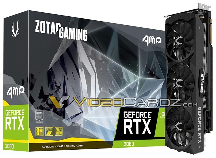 EVGA и ZOTAC готовятся выпустить свои GeForce RTX 2080/2080 Ti