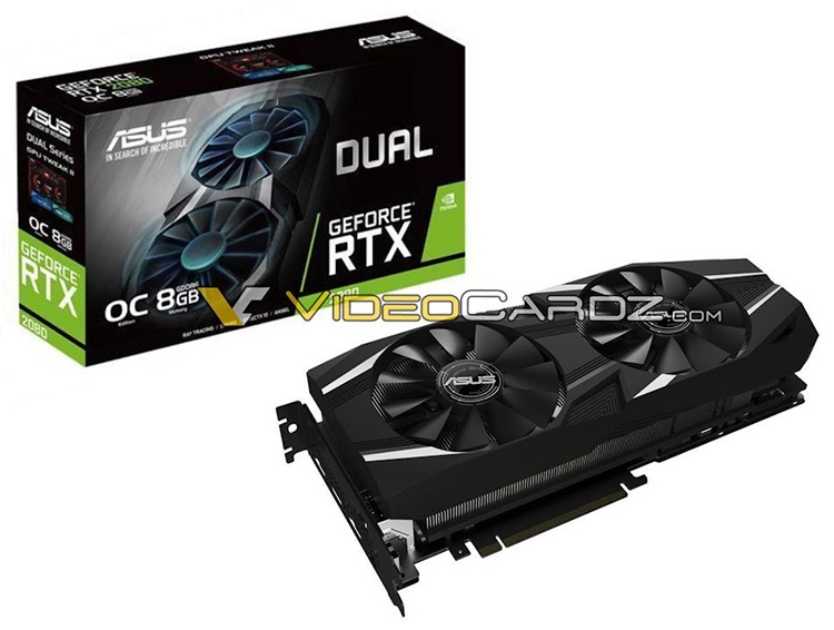 Видеокарты ASUS GeForce RTX 2080/2080 Ti выделяются строгим дизайном