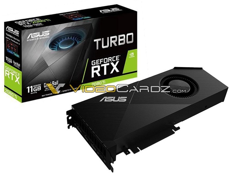 Видеокарты ASUS GeForce RTX 2080/2080 Ti выделяются строгим дизайном