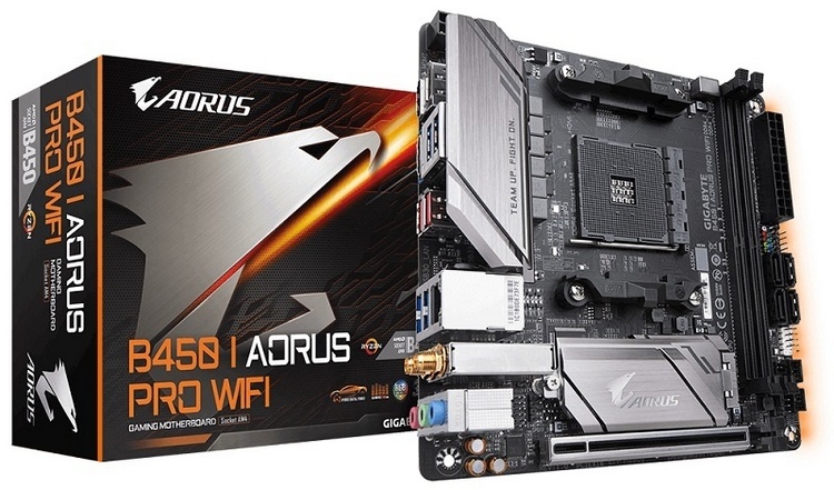 Gigabyte выпускает компактную материнскую плату B450i Aorus Pro WiFi