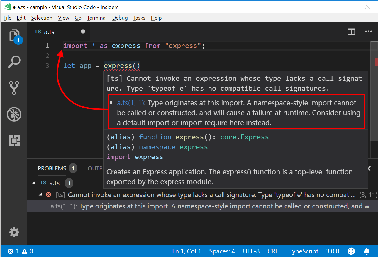 TypeScript 3.0 - 5