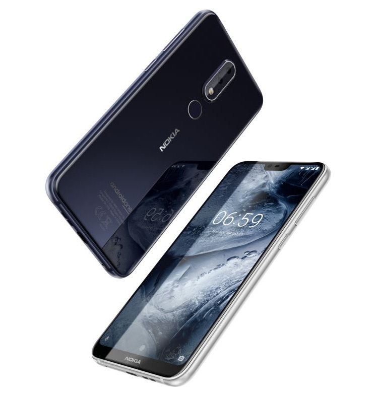 Nokia 6.1 Plus и Nokia 5.1 Plus: безрамочные смартфоны на платформе Android One