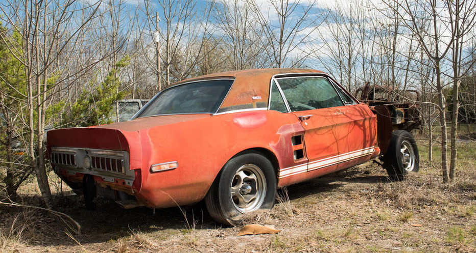 Найден уникальный прототип Mustang 1967 года