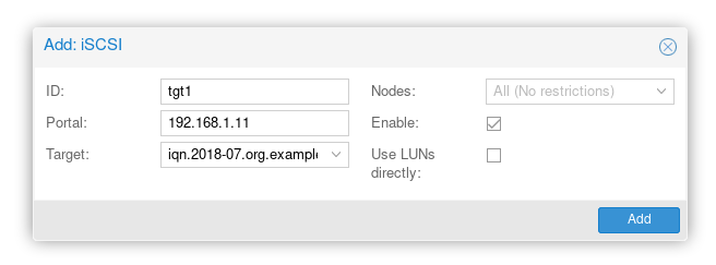 Надежное хранилище с DRBD9 и Proxmox (Часть 2: iSCSI+LVM) - 2