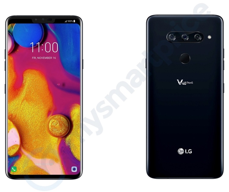 Рендеры раскрыли дизайн смартфона LG V40 ThinQ с пятью камерами