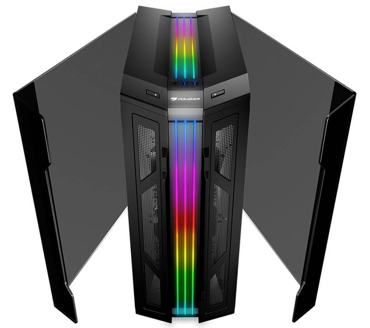 Корпус Cougar Gemini T: закалённое стекло и RGB-подсветка