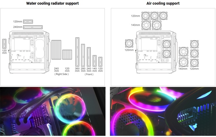 Корпус Cougar Gemini T: закалённое стекло и RGB-подсветка