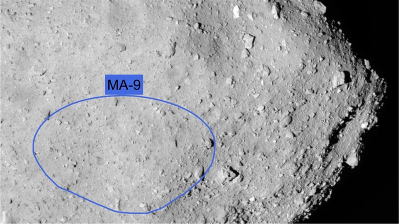 Определено место приземления зонда MASCOT на астероид Рюгу