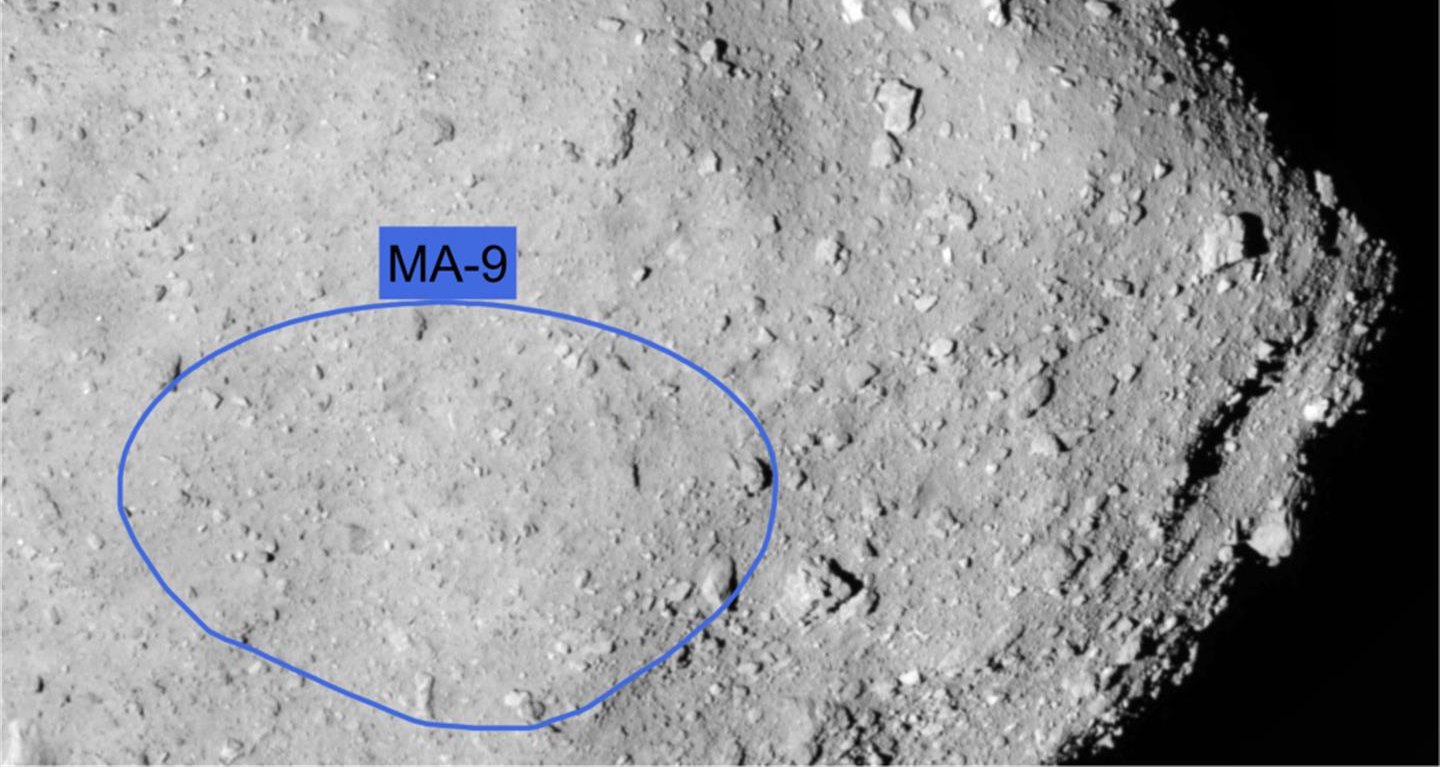 Определено место приземления зонда MASCOT на астероид Рюгу Определено место приземления зонда MASCOT на астероид Рюгу