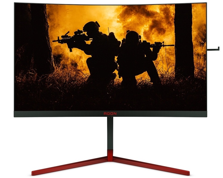Размер изогнутых игровых мониторов AOC Agon 3 Series равен 27″