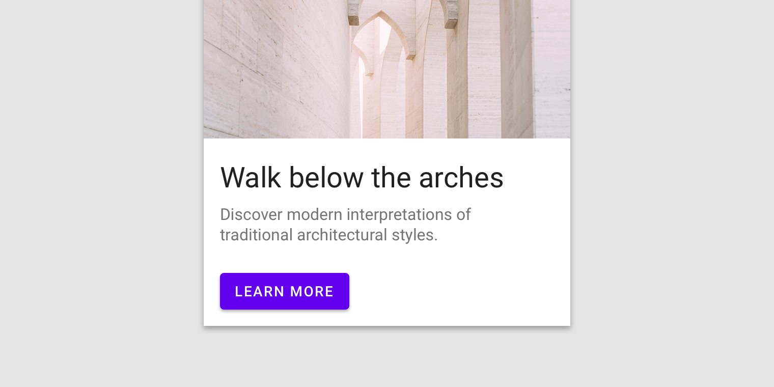 Material 2.0 для разработчиков. Краткий обзор новых компонентов - 7 Material 2.0 для разработчиков. Краткий обзор новых компонентов - 7