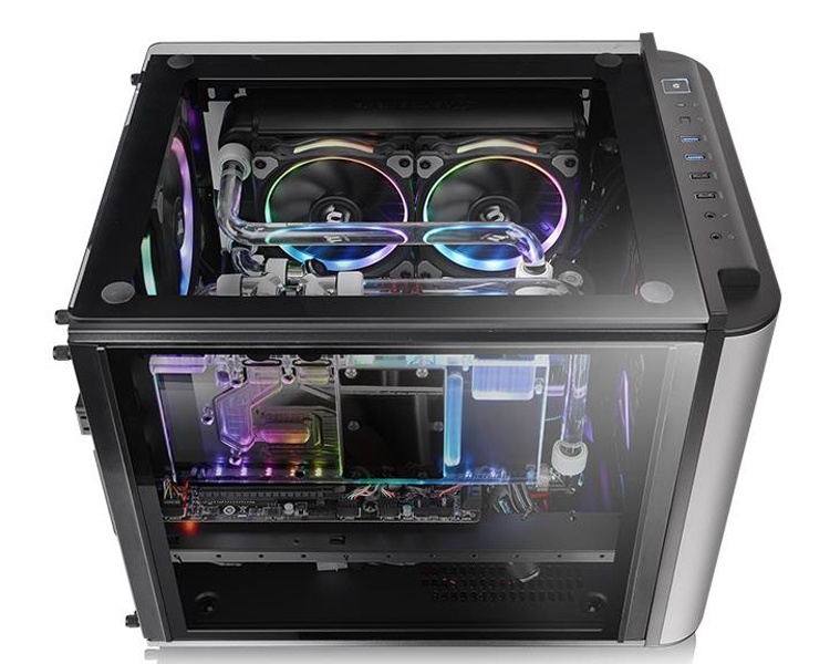 Корпус Thermaltake Level 20 VT позволяет сформировать компактный игровой ПК Корпус Thermaltake Level 20 VT позволяет сформировать компактный игровой ПК
