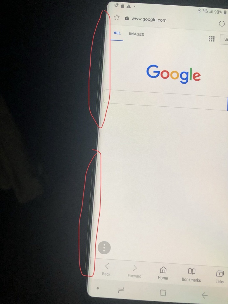 Пользователи Samsung Galaxy Note9 жалуются на пропускание света - 2