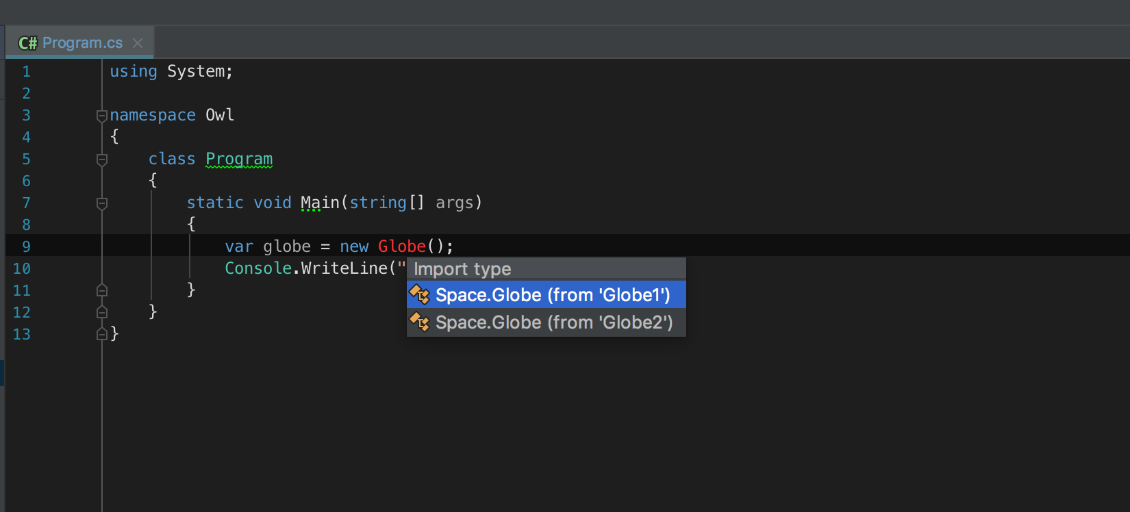 Проблематика совы и глобуса: подключение двух сборок с идентичными пространствами имен и названиями классов - 4 Проблематика совы и глобуса: подключение двух сборок с идентичными пространствами имен и названиями классов - 4