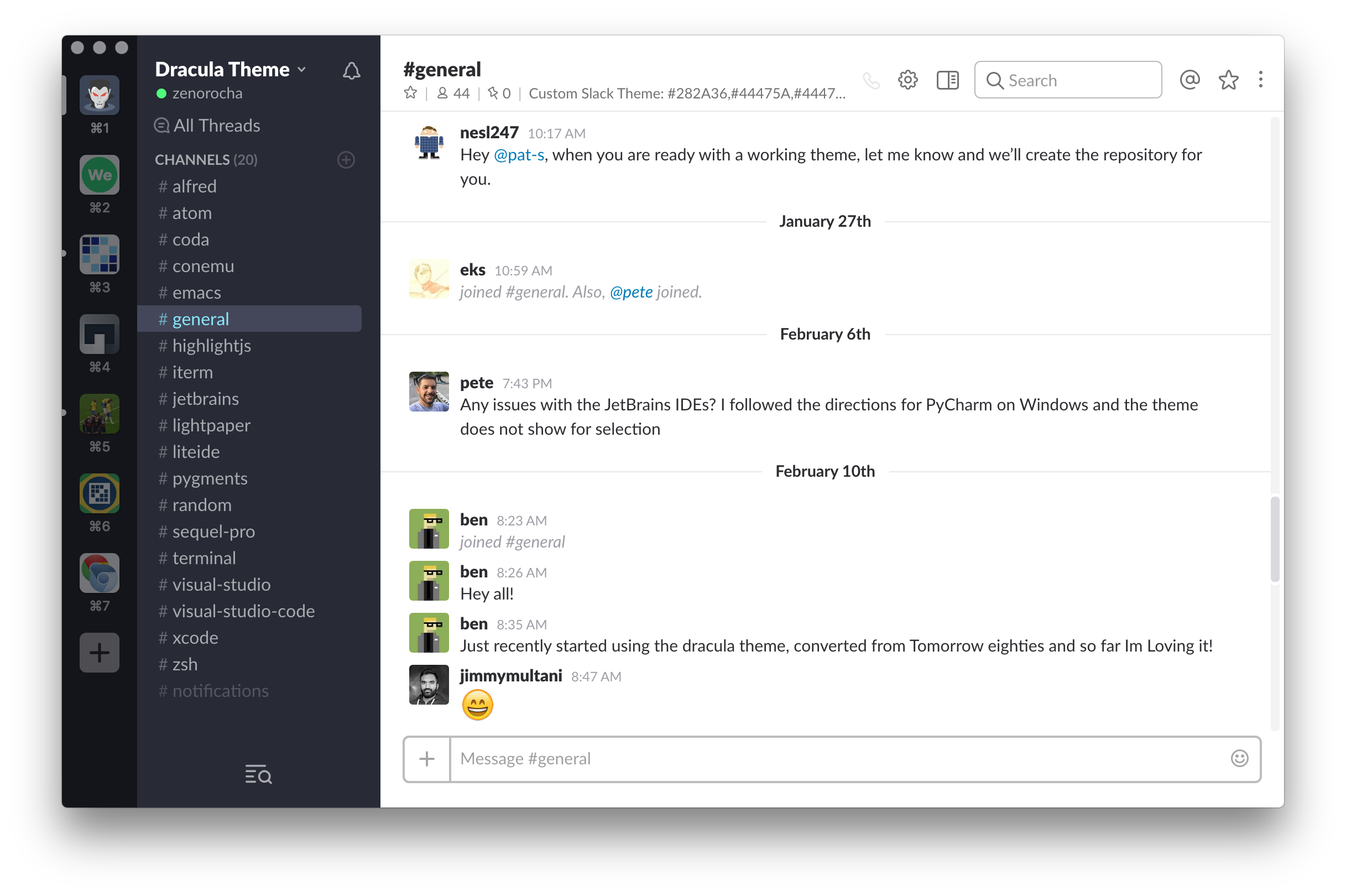 Dracula Theme — универсальная тема оформления практически для всего - 9 Dracula Theme — универсальная тема оформления практически для всего - 9