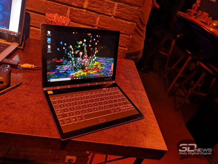 IFA 2018: ноутбук-трансформер Lenovo Yoga Book C930 с E Ink-экраном вместо клавиатуры IFA 2018: ноутбук-трансформер Lenovo Yoga Book C930 с E Ink-экраном вместо клавиатуры