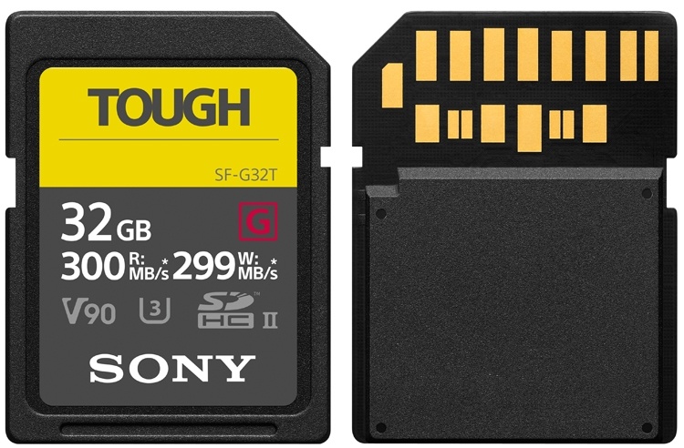 Sony SF-G Series Tough: самые прочные в мире карты памяти SD