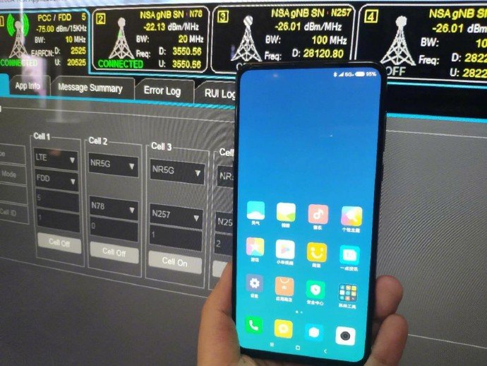 На смартфоне Xiaomi Mi Mix 3 успешно протестировали 5G - 1