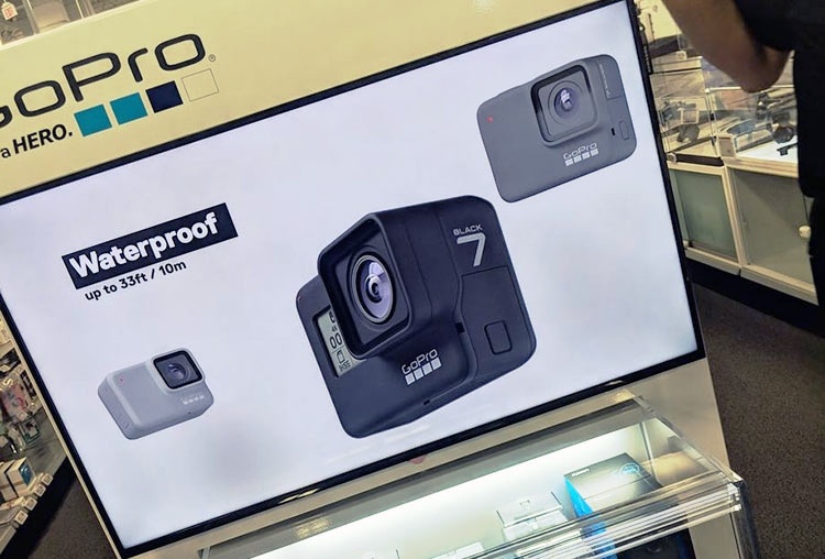 Фотографии камеры GoPro Hero 7 просочились из магазина