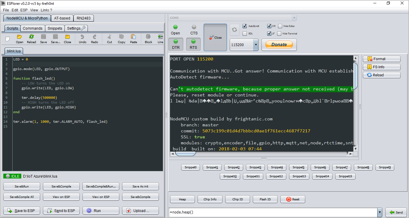 Прыжок в облако. Строим бюджетное решение для интернета вещей на NodeMCU + Azure IoT Hub - 4