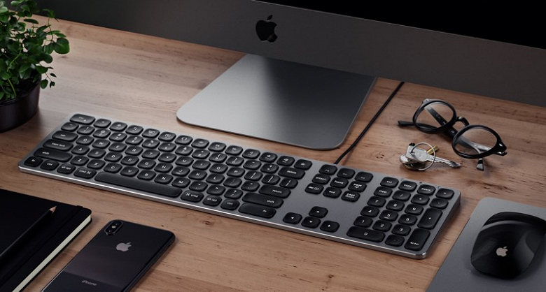 Satechi выпустила проводную и беспроводную алюминиевые клавиатуры для iMac и iMac Pro