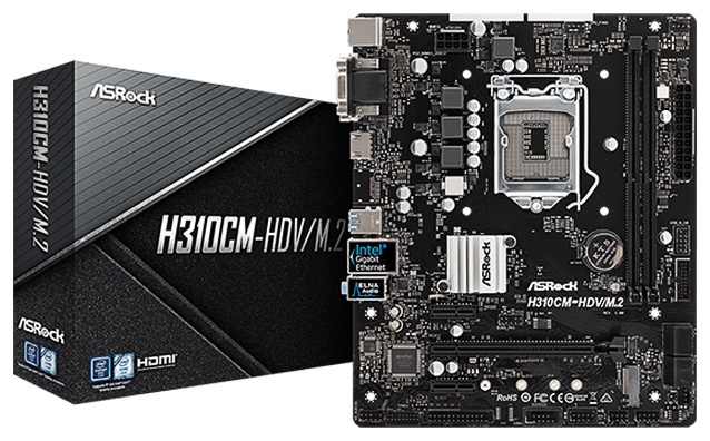 Трио плат ASRock H310C поддерживает Windows 7