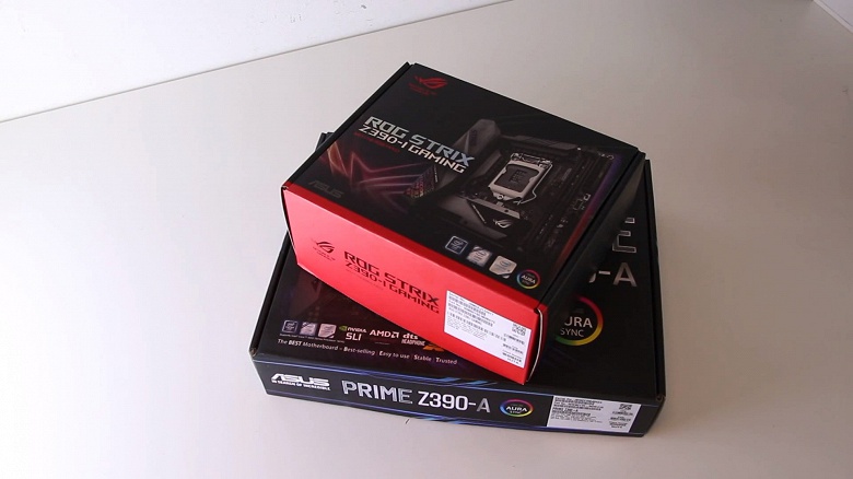 Asus ROG Strix Z390-I и Prime Z390-A