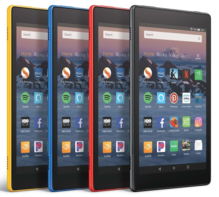 Новый планшет Amazon Fire HD 8 стоит 