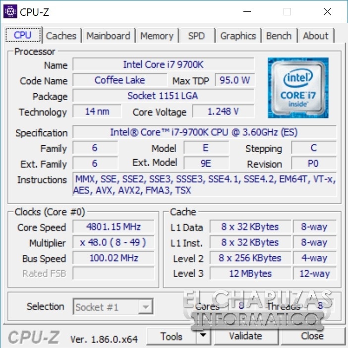 Core i7-9700K подтвердил превосходство над Core i7-8700K в первом обзоре