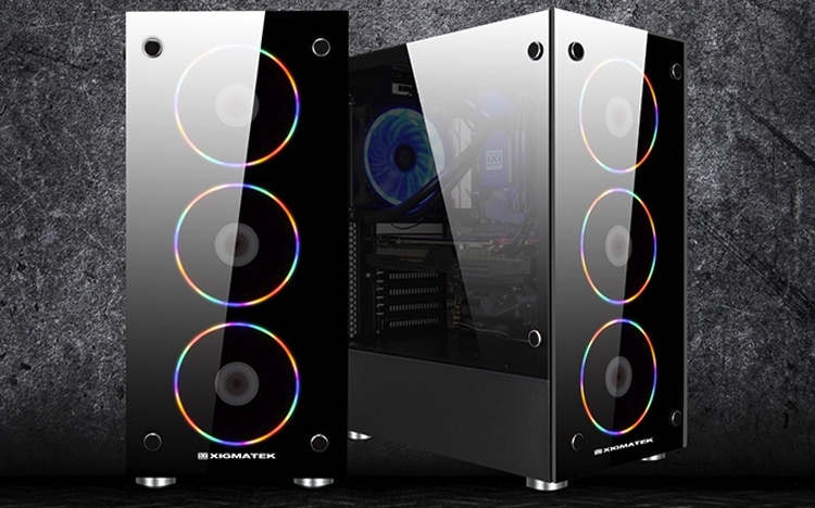 Xigmatek Glaive: ПК-корпус с панелями из закалённого стекла Xigmatek Glaive: ПК-корпус с панелями из закалённого стекла