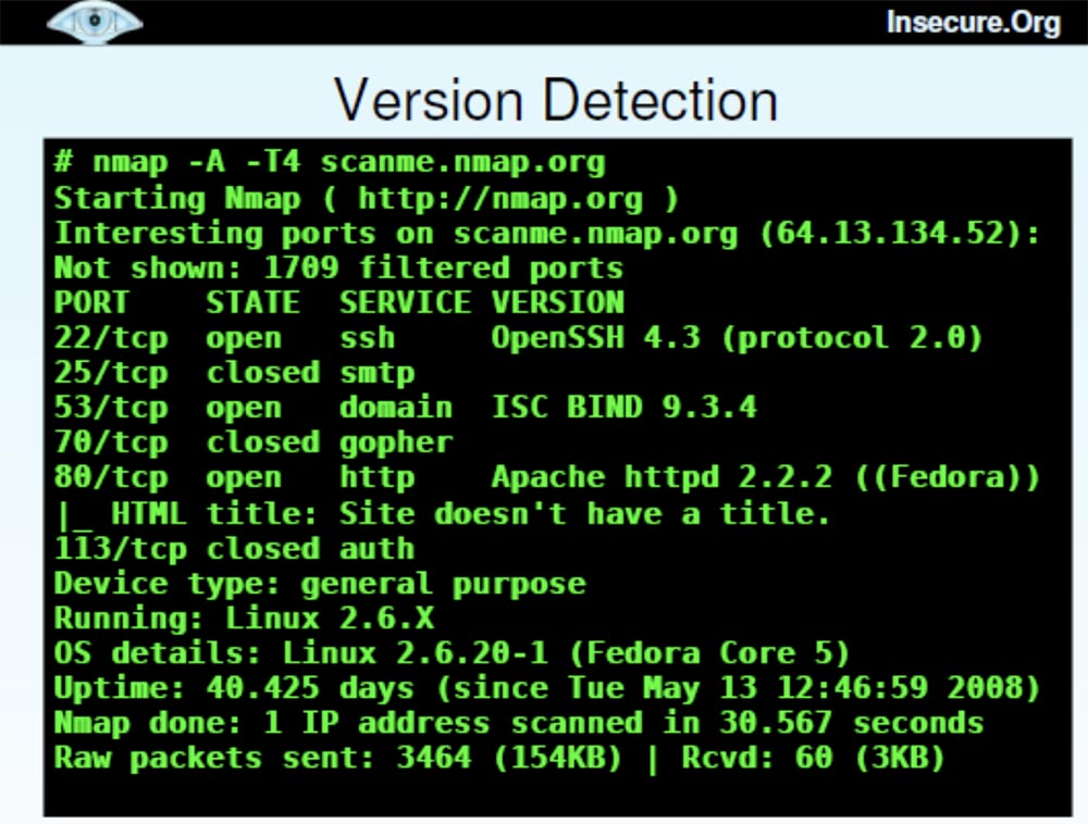 Конференция DEFCON 16. Фёдор, хакер InSecure.org. NMAP-cканирование Интернет - 23 Конференция DEFCON 16. Фёдор, хакер InSecure.org. NMAP-cканирование Интернет - 23