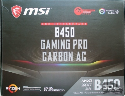 Новая статья: Обзор материнской платы MSI B450 Gaming Pro Carbon AC: экономим без потерь