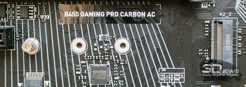Новая статья: Обзор материнской платы MSI B450 Gaming Pro Carbon AC: экономим без потерь