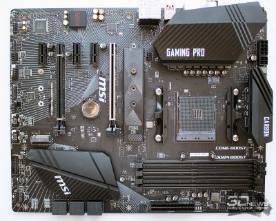 Новая статья: Обзор материнской платы MSI B450 Gaming Pro Carbon AC: экономим без потерь Новая статья: Обзор материнской платы MSI B450 Gaming Pro Carbon AC: экономим без потерь