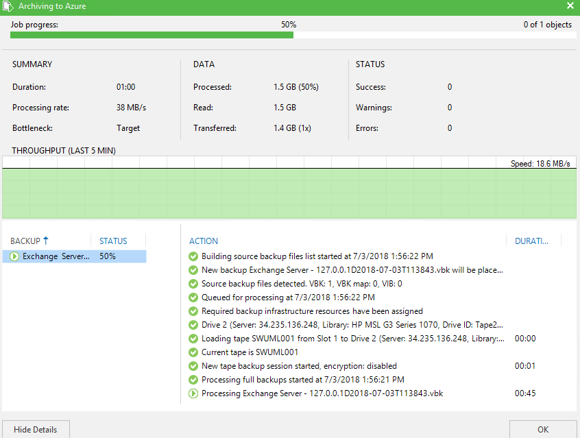 Как настроить архивирование резервных копий Veeam в Microsoft Azure Blob Storage с помощью StarWind VTL - 5
