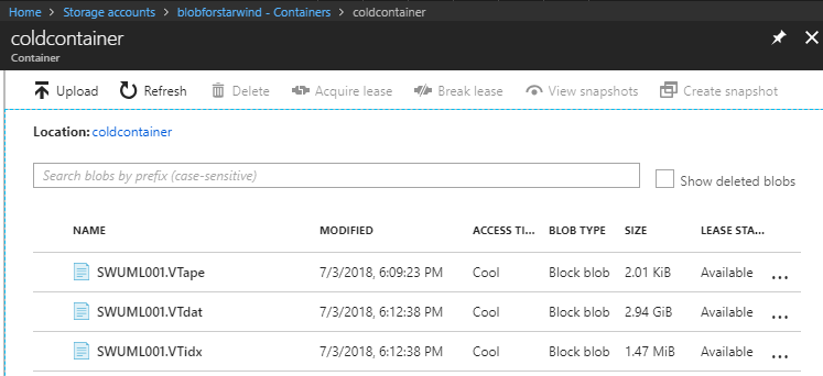 Как настроить архивирование резервных копий Veeam в Microsoft Azure Blob Storage с помощью StarWind VTL - 8