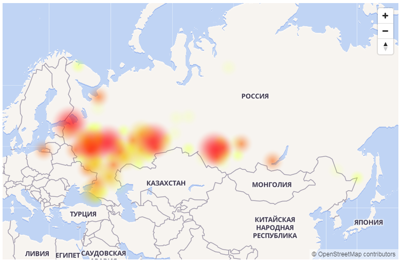 Почта Яндекса [была] недоступна уже около часа на момент 12:16 МСК - 3