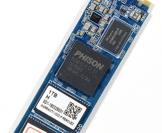 Phison PS5012-E12: контроллер для быстрых и недорогих SSD пошёл в серию