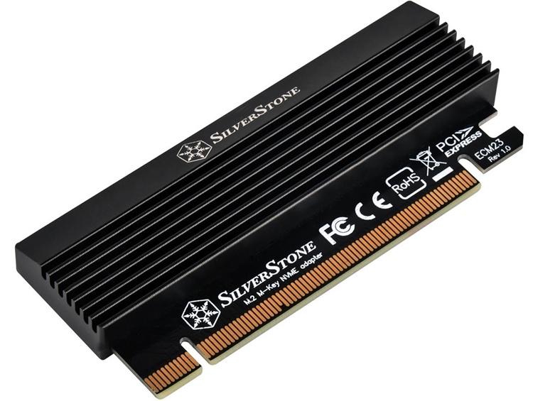 Адаптер SilverStone ECM23 позволит установить SSD-модуль M.2 в слот PCIe Адаптер SilverStone ECM23 позволит установить SSD-модуль M.2 в слот PCIe